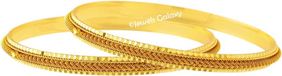 Jewels Galaxy Alloy Copper Bangle Set Pack of 2