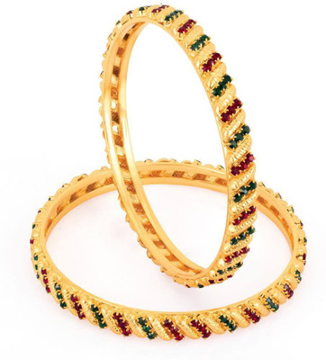 

Sukkhi Copper Gold-plated Bangle Set(Pack of 2