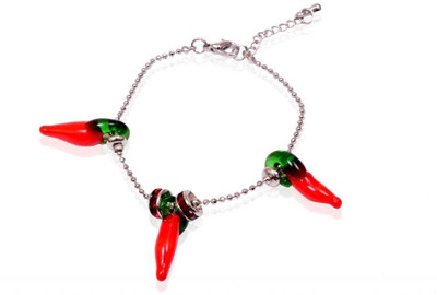 35% OFF on TRENDY BAUBLES Metal Rhodium Charm Bracelet