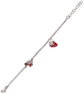 

Disney Sterling Silver Rhodium Bracelet, Multicolor