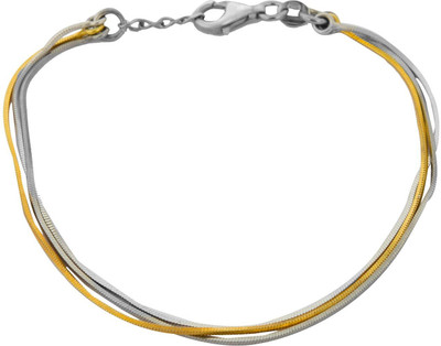

Arisidh Sterling Silver Silver Bracelet, Multicolor