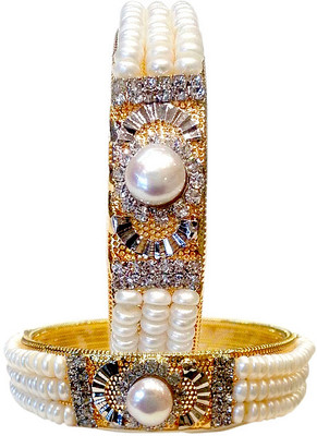 40% OFF on Sri Kapi Pearls Alloy Gold-plated Bangle Set(Pack of 2) 40% OFF on Sri Kapi Pearls Alloy Gold-plated Bangle Set(Pack of 2)