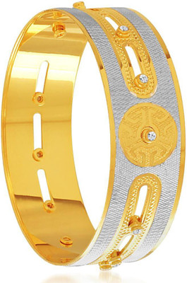 

Sukkhi Alloy Gold-plated, Rhodium Bangle, Gold;white