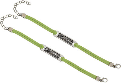 

Taj Pearl Alloy Bracelet Set(Pack of 2), Green