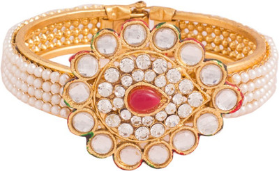 

Grace Jewels Alloy Pearl Gold-plated Bracelet