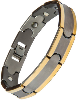 Aarogyam energy jewellery magnetic top metal bracelet
