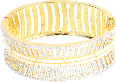 

Handluv Alloy Cubic Zirconia Gold-plated, Rhodium Bracelet