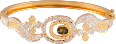 

ZKD Jewels Oval Yellow Gold 22kt Bracelet(Rhodium Plated)