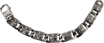 

Taj Pearl Steel Silver Bracelet