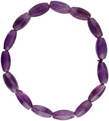 

Satyamani Stone Amethyst Bracelet, Purple