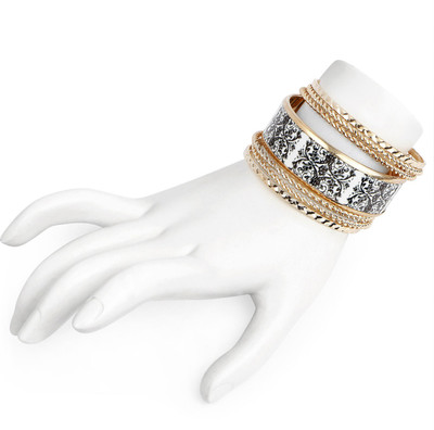 Johareez Alloy Gold-plated Bangle Set