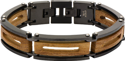 

Inox Jewelry Stainless Steel Bracelet, Black