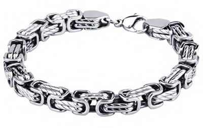 

Peora Stainless Steel Rhodium Bracelet, Silver
