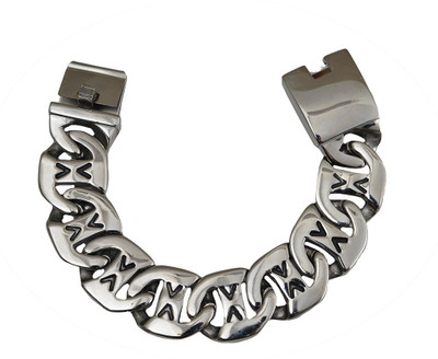 

Taj Pearl Steel Silver Bracelet