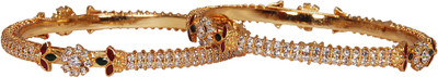 

Jewbang Alloy Bangle Set(Pack of 2), Multicolor