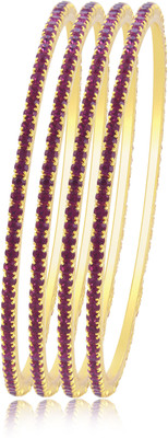 Sukkhi Alloy Gold-plated Bangle Set(Pack of 4)