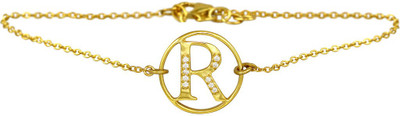 

Exxotic Jewelz Sterling Silver Cubic Zirconia Gold-plated Bracelet