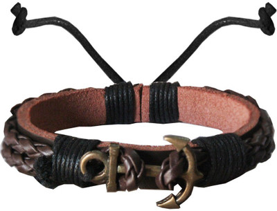 

Rich & Famous Leather Bracelet, Brown