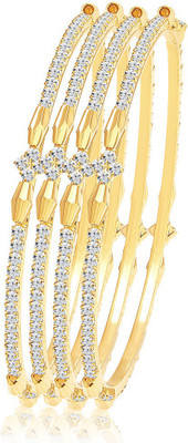 

Sukkhi Alloy Gold-plated Bangle(Pack of 4