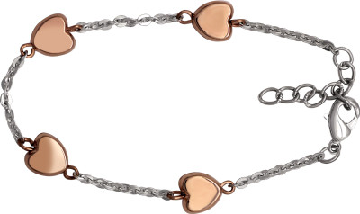 

Mahi Alloy Gold-plated Charm Bracelet, Silver