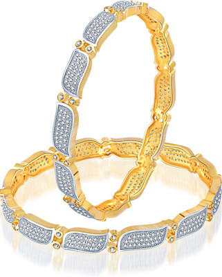 72% OFF on MEENAZ Alloy Cubic Zirconia Brass Bangle Set(Pack of 2) 72% OFF on MEENAZ Alloy Cubic Zirconia Brass Bangle Set(Pack of 2)