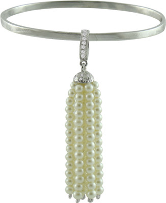 

Aastha Jain Sterling Silver Cubic Zirconia Bangle, White
