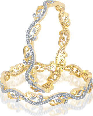 73% OFF on MEENAZ Alloy Cubic Zirconia Bangle Set(Pack of 2) 73% OFF on MEENAZ Alloy Cubic Zirconia Bangle Set(Pack of 2)