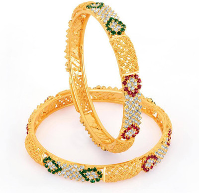 

Sukkhi Copper Gold-plated Bangle Set(Pack of 2