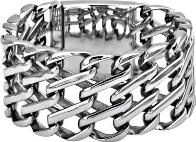 

Inox Jewelry Stainless Steel Bracelet, Silver