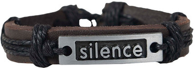 

Taj Pearl Leather Bracelet, Brown