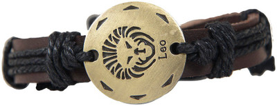 

Taj Pearl Leather Bracelet, Brown