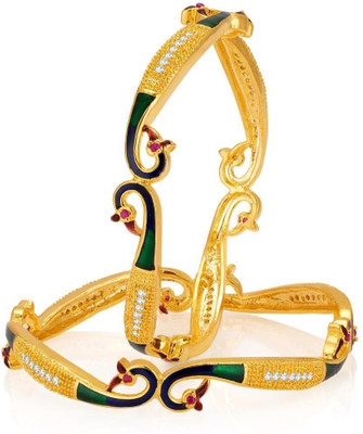 

Sukkhi Alloy Gold-plated Bangle Set(Pack of 2