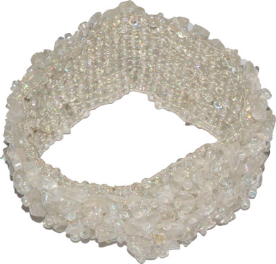 

Satyamani Stone Quartz Bracelet, White