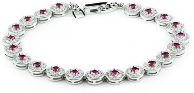 

Swank Silver Sterling Silver Bracelet, Multicolor