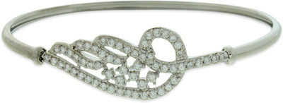 

Sia Art Jewellery Alloy Rhodium Bracelet, White