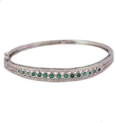 

Aina Silver Rhodium Bracelet, White