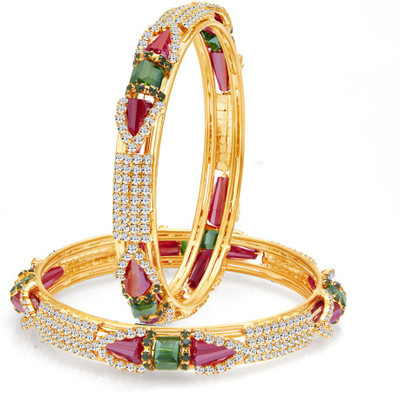 

Sukkhi Alloy Gold-plated Bangle(Pack of 2
