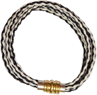 

Men Style Leather Bracelet, White