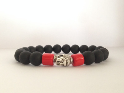

Navaratinam Stone Onyx Bracelet, Multicolor