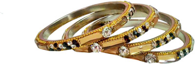 

Casanova Alloy Bangle Set(Pack of 4), Multicolor