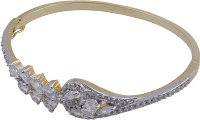 

Pink Rose Alloy Bracelet, Maroon;white