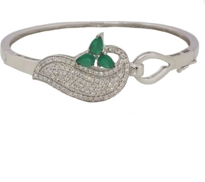 14% OFF on Aina Sterling Silver Cubic Zirconia Rhodium Bangle 14% OFF on Aina Sterling Silver Cubic Zirconia Rhodium Bangle