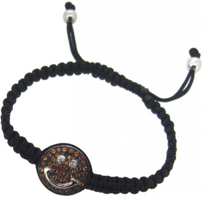 

Jewelslane Silver, Copper, Fabric Bracelet
