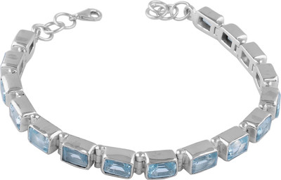 

Zivah Sterling Silver Topaz Bracelet, Blue
