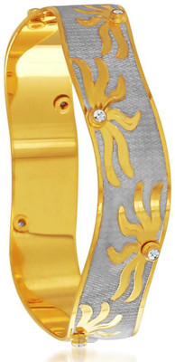 

Sukkhi Alloy Cubic Zirconia Gold-plated, Rhodium Bangle, Gold;white