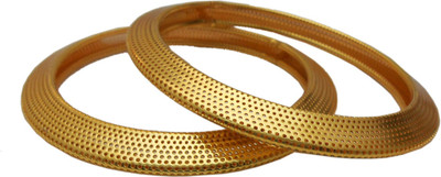 

My Design Alloy Gold-plated Bangle Set(Pack of 2)