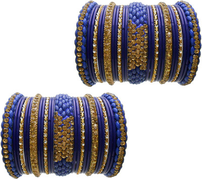 

My Design Lac Gold-plated Chudas(Pack of 50), Orange