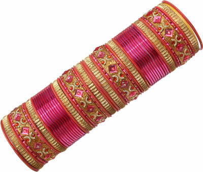 Shiv_Jewels Metal Bangle Set(Pack of 56)
