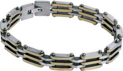 

Handluv Stainless Steel Gold-plated, Silver Bracelet, Multicolor