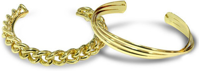

Peora Alloy Bracelet Set(Pack of 2), Gold